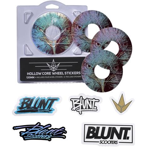 Blunt - 4 Pack Wheel Sticker 120mm - Hawk £5.90